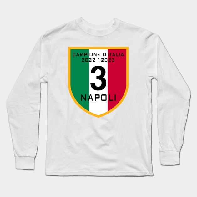 Napoli Campione d'Italia 2023 Long Sleeve T-Shirt by Zakzouk-store